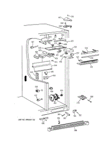 05 - Fresh Food Section parts for Ge Refrigerator TPX24BIYABB from AppliancePartsPros.com