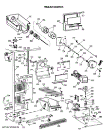 03 - Freezer Section parts for Ge Refrigerator MSK27DHSCAD from AppliancePartsPros.com