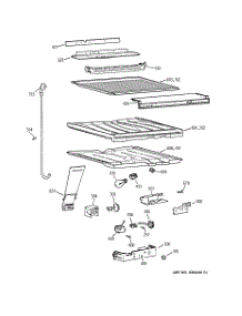 05 - Compartment Separator Parts parts for Ge Refrigerator TBX18JABRRAA from AppliancePartsPros.com