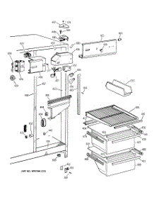 03 - Fresh Food Section parts for Ge Refrigerator CSX20BIYFWH from AppliancePartsPros.com