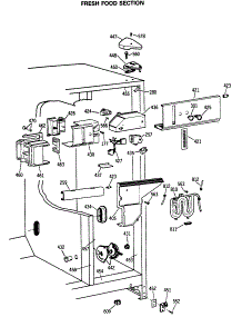 04 - Fresh Food Section parts for Ge Refrigerator TFG24ZRSCWH from AppliancePartsPros.com