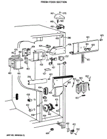 04 - Fresh Food Section parts for Ge Refrigerator TFG24ZRTCWH from AppliancePartsPros.com