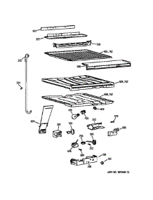 Compartment Separator parts for Ge Refrigerator 36369267991 from AppliancePartsPros.com
