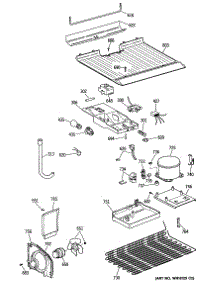 03 - Section3 parts for Ge Refrigerator TBX14MASFRAD from AppliancePartsPros.com
