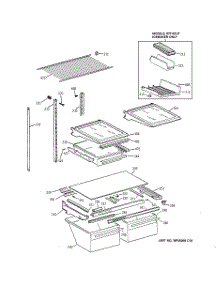 04 - Shelf Parts parts for Ge Refrigerator TBX22ZAZHRAA from AppliancePartsPros.com