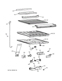 05 - Compartment Separator Parts parts for Ge Refrigerator TBX19ZABBRWW from AppliancePartsPros.com