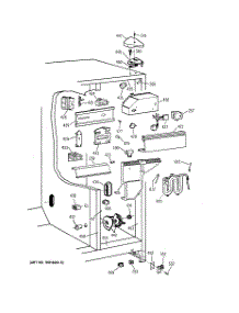 04 - Fresh Food Section parts for Ge Refrigerator TFT27PRXFWW from AppliancePartsPros.com