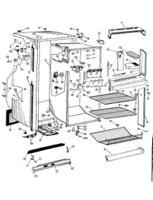 02 - Section2 parts for Ge Refrigerator TBF18EAB from AppliancePartsPros.com