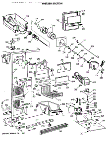 03 - Freezer Section parts for Ge Refrigerator TFG24PRSMWW from AppliancePartsPros.com