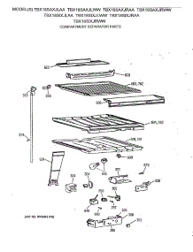 05 - Compartment Separator Parts parts for Ge Refrigerator TBX18SAXJLWW from AppliancePartsPros.com
