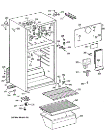 02 - Section2 parts for Ge Refrigerator TBX14AYTDRWH from AppliancePartsPros.com