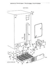 06 - Unit Parts parts for Ge Refrigerator TFK27PFXBWW from AppliancePartsPros.com