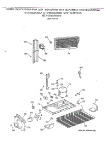 06 - Unit Parts parts for Ge Refrigerator MTX18GAXJRWW from AppliancePartsPros.com