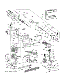 02 - Freezer Section parts for Ge Refrigerator TFT20JRXFAA from AppliancePartsPros.com