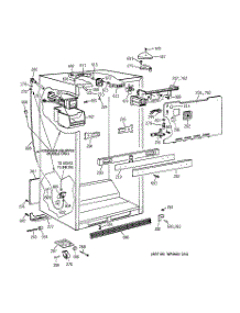03 - Cabinet Parts parts for Ge Refrigerator TBX21ZAXJRWW from AppliancePartsPros.com