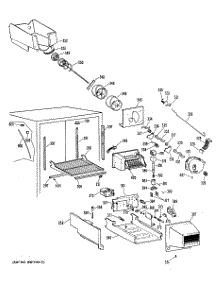 04 - Section4 parts for Ge Refrigerator TBEA25FRDLAD from AppliancePartsPros.com