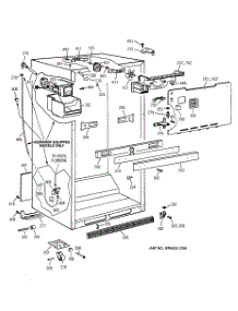 03 - Cabinet Parts parts for Ge Refrigerator TBX19FIBBRWW from AppliancePartsPros.com
