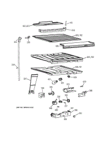 05 - Compartment Separator Parts parts for Ge Refrigerator TBX19PAYHRAA from AppliancePartsPros.com