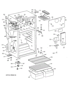 02 - Cabinet parts for Ge Refrigerator TBX14SIZCLAD from AppliancePartsPros.com