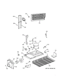 06 - Unit Parts parts for Ge Refrigerator TBX21TAYARWW from AppliancePartsPros.com