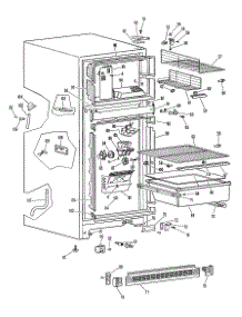02 - Section2 parts for Ge Refrigerator TBF12DFB from AppliancePartsPros.com