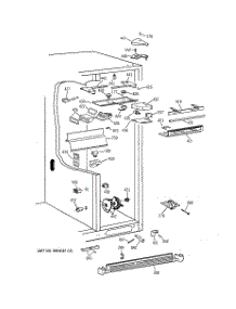 05 - Fresh Food Section parts for Ge Refrigerator TPX24SIYEBS from AppliancePartsPros.com