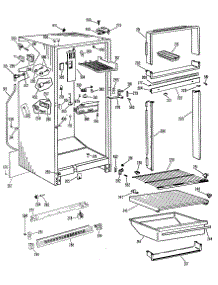 02 - Section2 parts for Ge Refrigerator TBF16XJDR from AppliancePartsPros.com