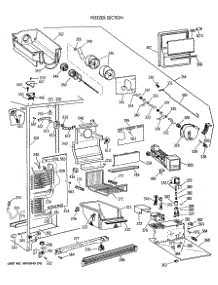 03 - Freezer Section parts for Ge Refrigerator TFG24PRVABB from AppliancePartsPros.com