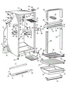 02 - Section2 parts for Ge Refrigerator TBF15SBCR from AppliancePartsPros.com