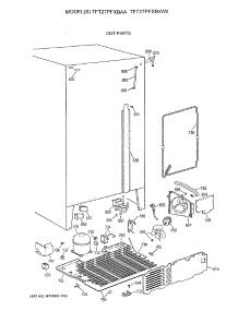 06 - Unit Parts parts for Ge Refrigerator TFT27PFXBAA from AppliancePartsPros.com