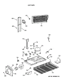 06 - Unit Parts parts for Ge Refrigerator TBX18SIXERAA from AppliancePartsPros.com