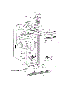 05 - Fresh Food Section parts for Ge Refrigerator TPX24BIBCWW from AppliancePartsPros.com