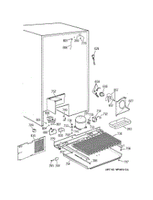 07 - Unit Parts parts for Ge Refrigerator TPX24BIBCWW from AppliancePartsPros.com