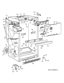 03 - Cabinet parts for Ge Refrigerator MTX18DABLRWW from AppliancePartsPros.com