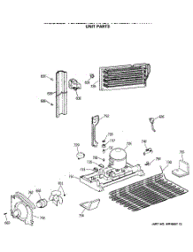 06 - Unit Parts parts for Ge Refrigerator TBX22JASPRAD from AppliancePartsPros.com