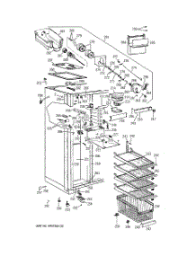 03 - Freezer Section parts for Ge Refrigerator BISW42EKC from AppliancePartsPros.com