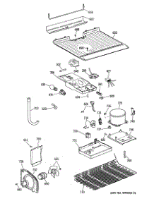 03 - Section3 parts for Ge Refrigerator TBH14SASKRAD from AppliancePartsPros.com