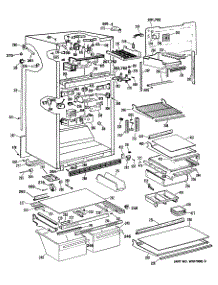 02 - Section2 parts for Ge Refrigerator TBHW25ZRDRWH from AppliancePartsPros.com