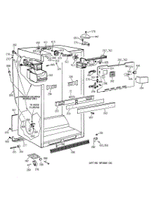03 - Cabinet Parts parts for Ge Refrigerator TBX22PAXBRWW from AppliancePartsPros.com