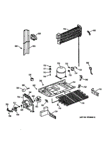 Unit parts for Ge Refrigerator 36379282991 from AppliancePartsPros.com