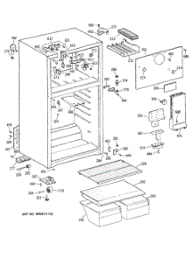 02 - Section2 parts for Ge Refrigerator TBH14SATCRWH from AppliancePartsPros.com