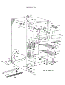 02 - Freezer Section parts for Ge Refrigerator MSK22GAXAAD from AppliancePartsPros.com