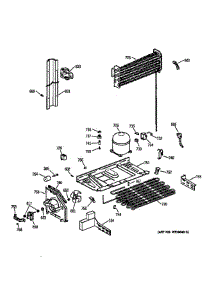 Unit parts for Ge Refrigerator 36369262991 from AppliancePartsPros.com