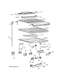 05 - Compartment Separator Parts parts for Ge Refrigerator TBT21JAXGRWW from AppliancePartsPros.com