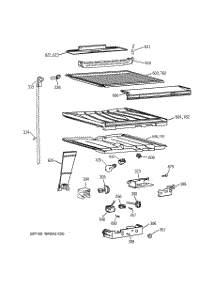 05 - Compartment Separator Parts parts for Ge Refrigerator TBX21CIZHRWW from AppliancePartsPros.com
