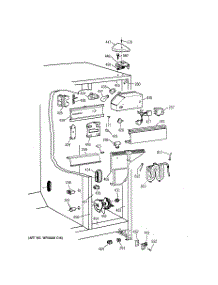 04 - Fresh Food Section parts for Ge Refrigerator TFX27PFXDBB from AppliancePartsPros.com