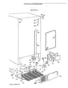 04 - Unit Parts parts for Ge Refrigerator TFX20JRXAWH from AppliancePartsPros.com