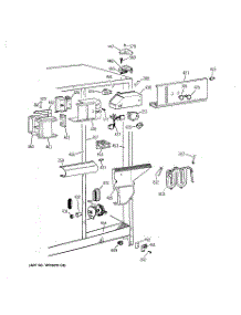 04 - Fresh Food Section parts for Ge Refrigerator TFJ22PRXBWW from AppliancePartsPros.com