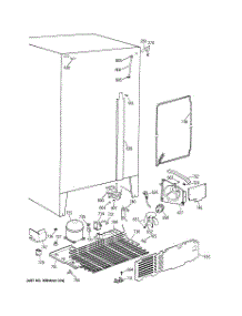 05 - Unit Parts parts for Ge Refrigerator MSX27DRXDAA from AppliancePartsPros.com