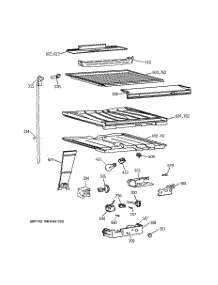 05 - Compartment Separator Parts parts for Ge Refrigerator TBX25PAYDRWW from AppliancePartsPros.com